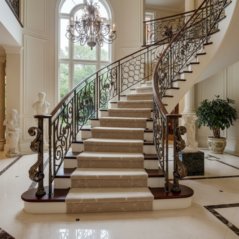 Top 10 Benefits of Wrought Iron Stair Railings for Your Home