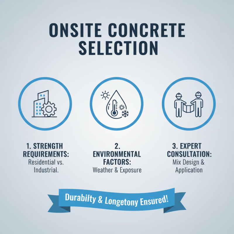 How to Choose the Best Onsite Concrete for Your Construction Project