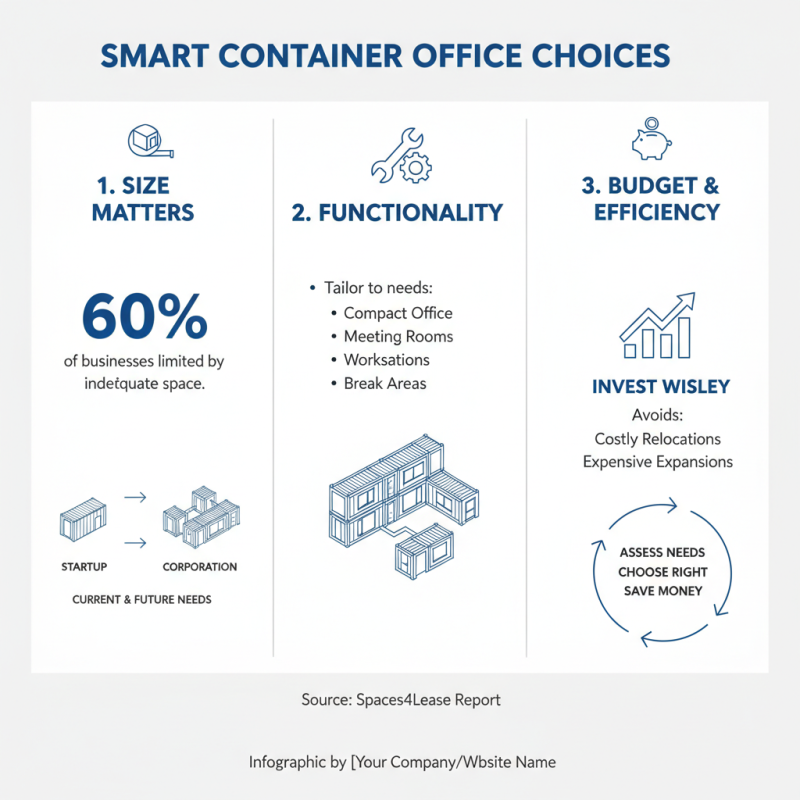 How to Choose the Right Container Offices for Your Business Needs