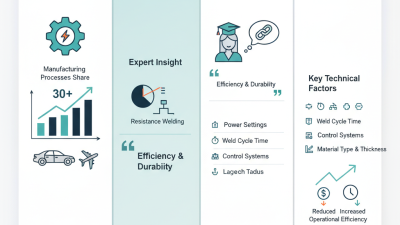 2025 How to Choose the Right Resistance Spot Welder for Your Projects