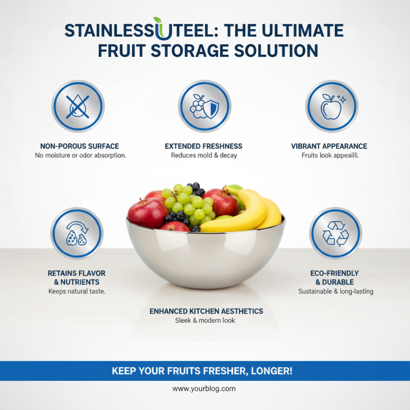 The Best Stainless Steel Fruit Bowl for Your Kitchen Decor and Freshness