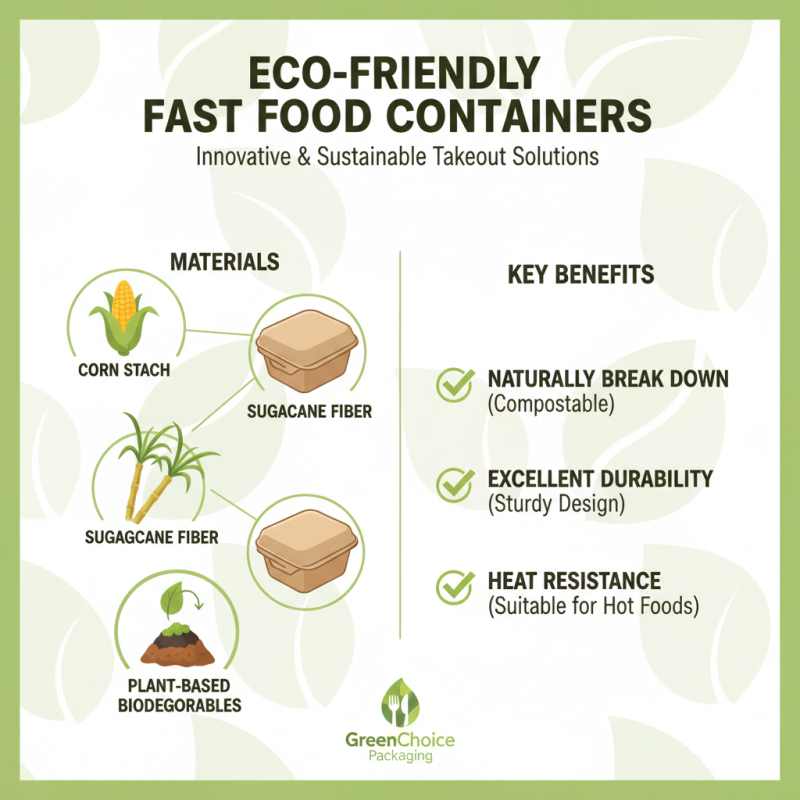 Top Fast Food Container Choices for Eco-Friendly Takeout Solutions