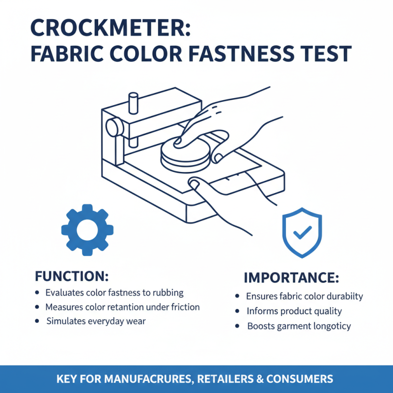 How to Use a Crockmeter Rubbing Fastness Tester for Accurate Fabric Testing