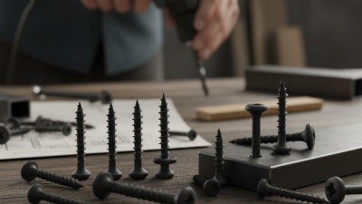What is the Purpose of Black Screws in Construction and DIY Projects