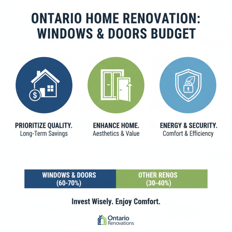 How to Choose the Best Windows and Doors for Your Ontario Home Renovation