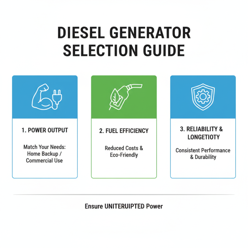 Top 10 Diesel Generator Buying Tips for Reliable Power Solutions