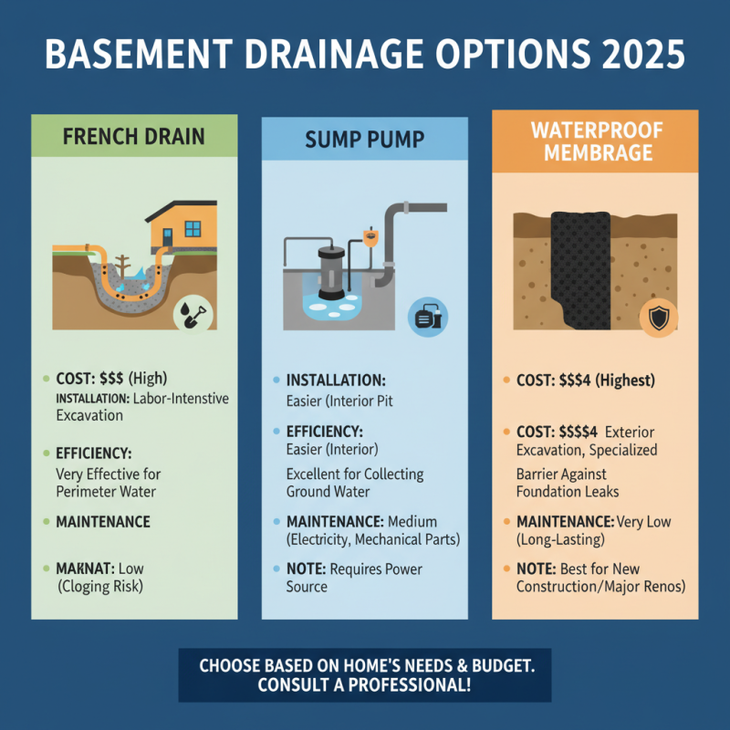 How to Choose the Best Basement Drainage System for Your Home in 2025