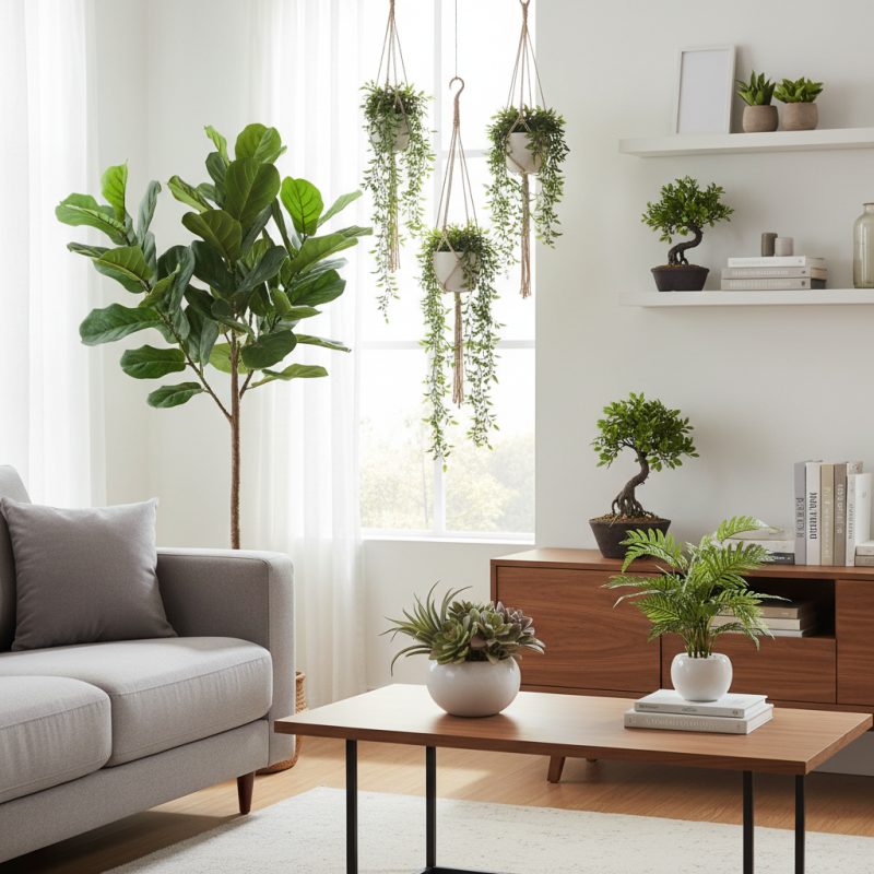 What is the Best Type of Potted Artificial Plants for Home Decor