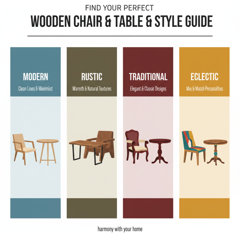 How to Choose the Best Wooden Chair Table for Your Home Decor