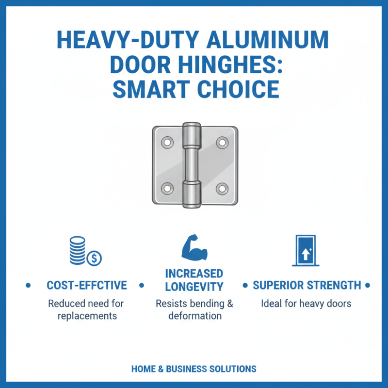 Why Choose Heavy Duty Aluminum Door Hinges for Your Home or Business Needs