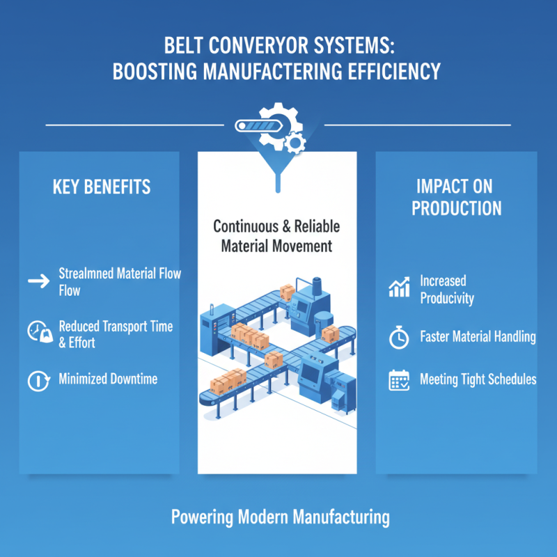 Why Are Belt Conveyor Systems Essential for Modern Manufacturing Efficiency