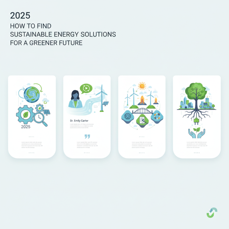 2025 How to Find Sustainable Energy Solutions for a Greener Future