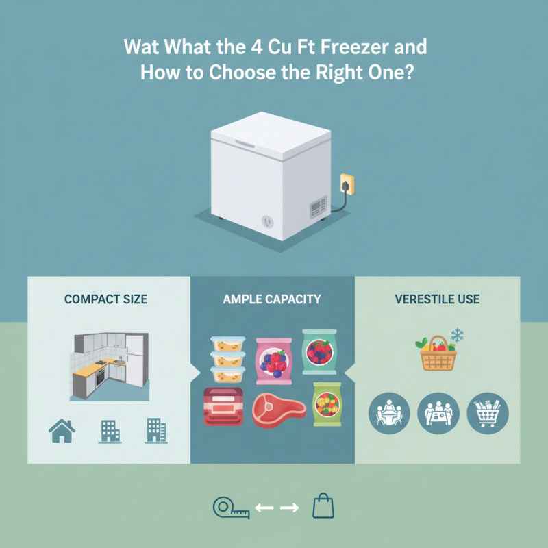 What is a 4 Cu Ft Freezer and How to Choose the Right One?