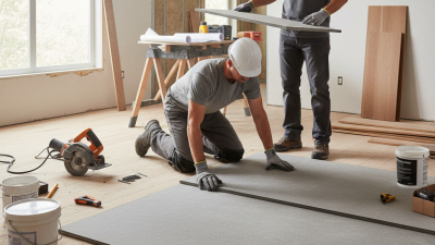 How to Choose and Install Fiber Cement Floor Underlay for Your Home