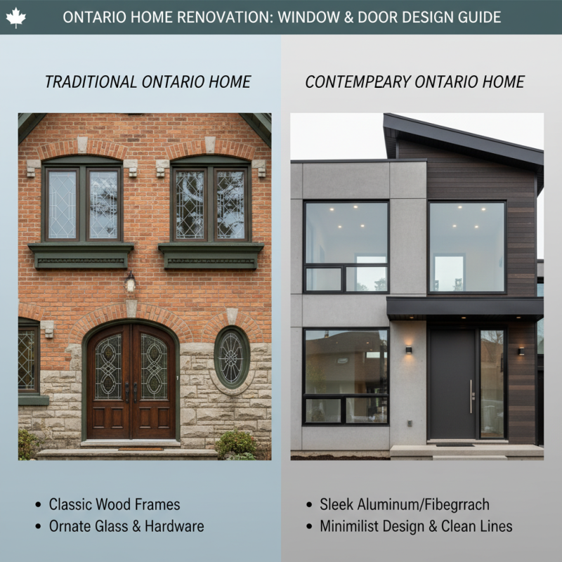 How to Choose the Best Windows and Doors for Your Ontario Home Renovation