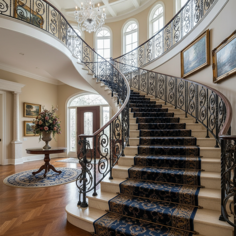 Top 10 Benefits of Wrought Iron Stair Railings for Your Home