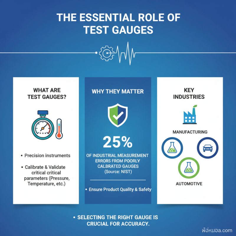 Top 10 Tips for Choosing the Best Test Gauges for Accurate Measurements
