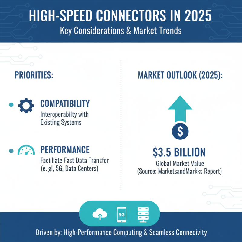 How to Choose the Right High Speed Connector for Your Needs in 2025