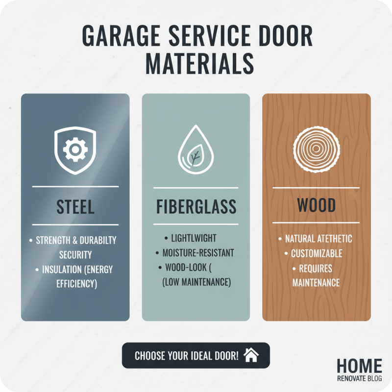 How to Choose the Best Garage Service Doors for Your Home