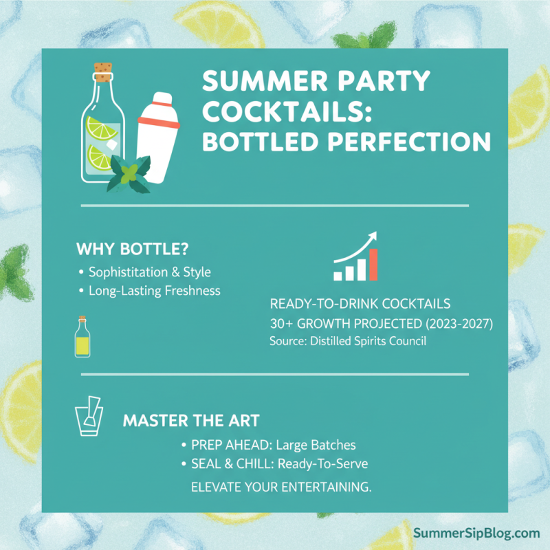10 Best Cocktail Bottle Ideas for Perfect Summer Parties