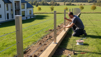 How to Install a Cable Fence for Your Property in Easy Steps