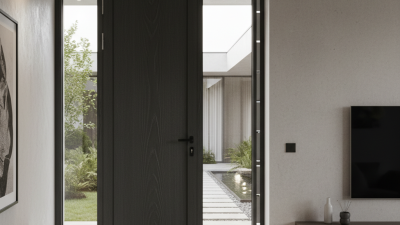 2025 Top Trends in Single Casement Door Designs and Innovations