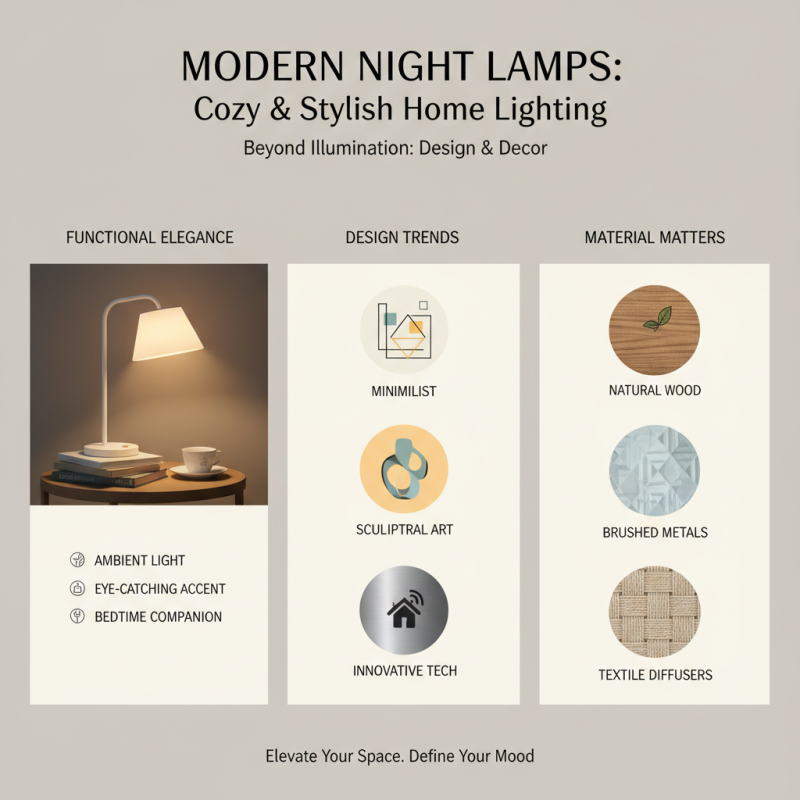 Top 10 Night Lamp Designs for a Cozy and Stylish Home in 2025