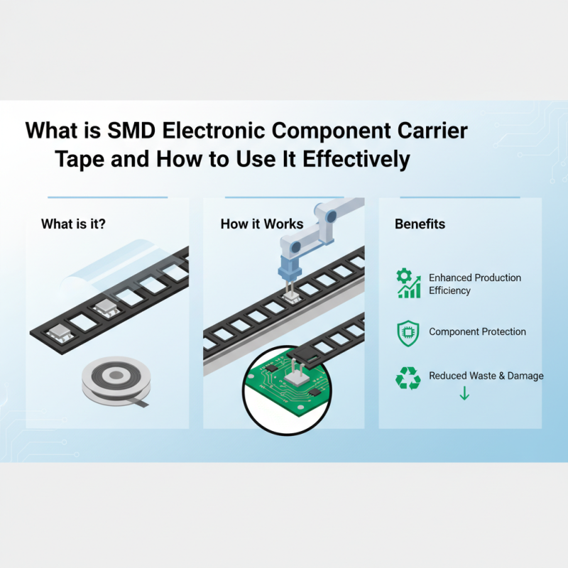 What is SMD Electronic Component Carrier Tape and How to Use It Effectively