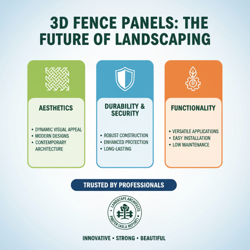 Top 10 Benefits of 3D Fence Panels for Modern Landscaping Solutions