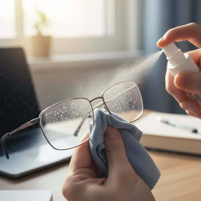 How to Effectively Clean Your Glasses with Spectacle Cleaning Spray?