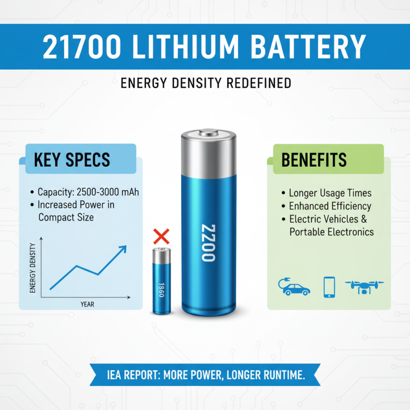 Top 5 Benefits of Using 21700 Lithium Batteries for Your Devices