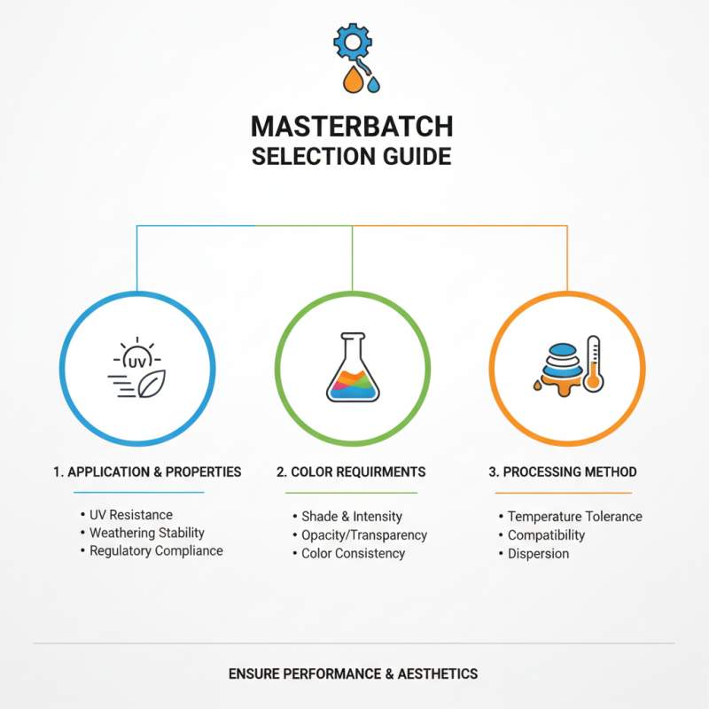 How to Choose the Right Plastic Color Masterbatch for Your Projects