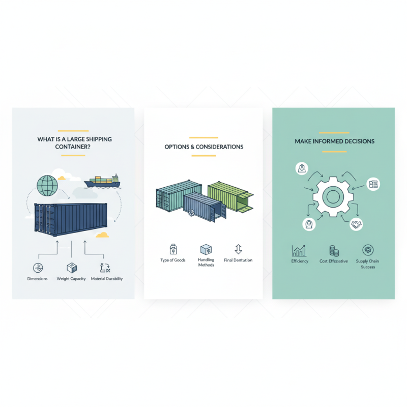 What is a Large Shipping Container and How to Choose One for Your Needs