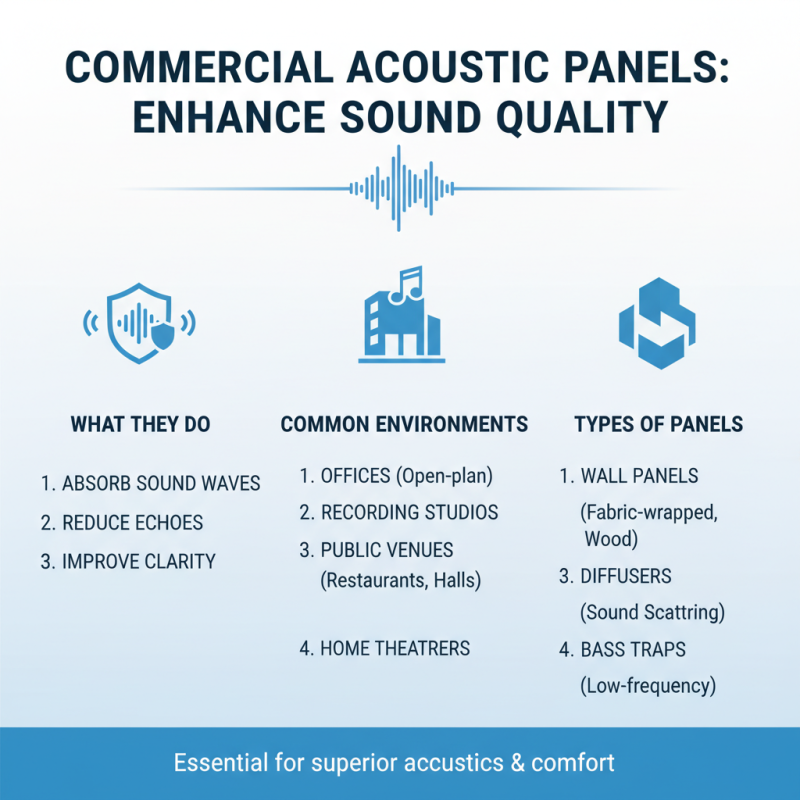 What Are Commercial Acoustic Panels and How Do They Improve Sound Quality?