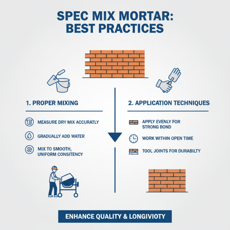 The Best Spec Mix Mortar Guide for Your Construction Projects
