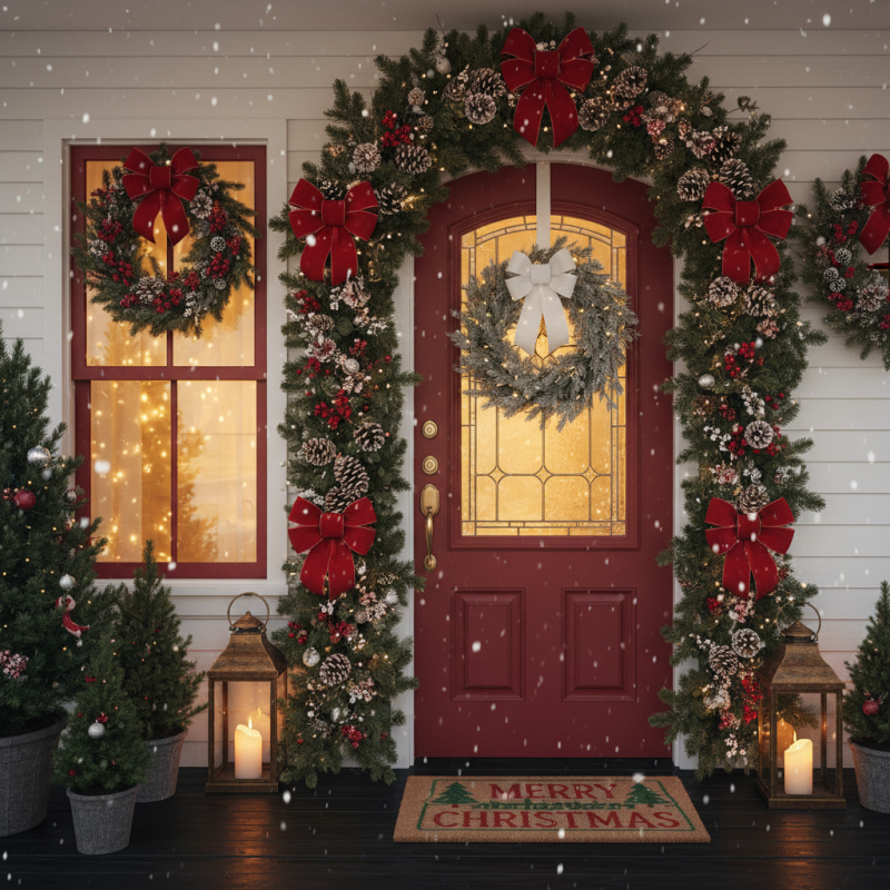 25 Best Christmas Door Decorations to Transform Your Home This Holiday Season