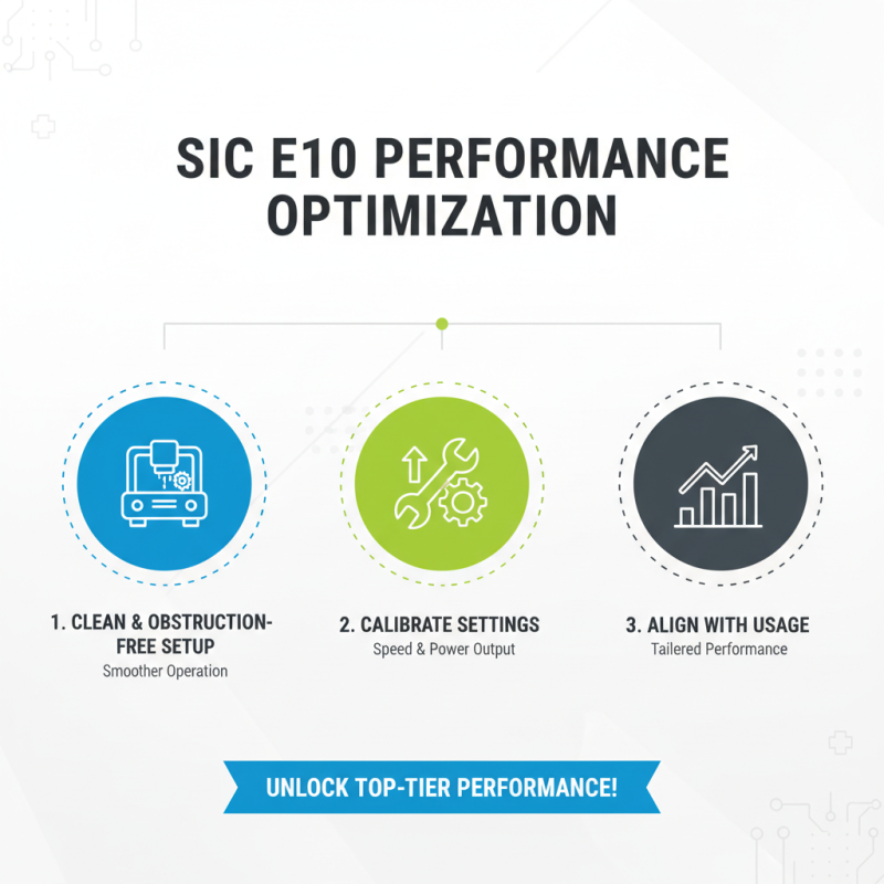 Top 10 Tips to Optimize Your Sic E10 for Maximum Performance