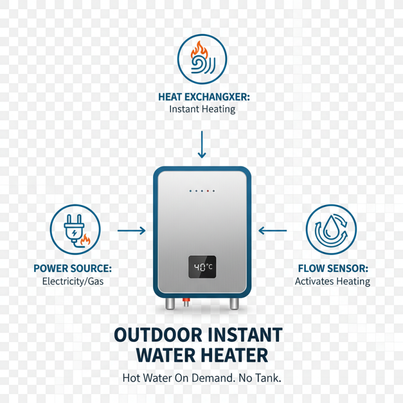 What is an Outdoor Instant Water Heater and How Does It Work Guide