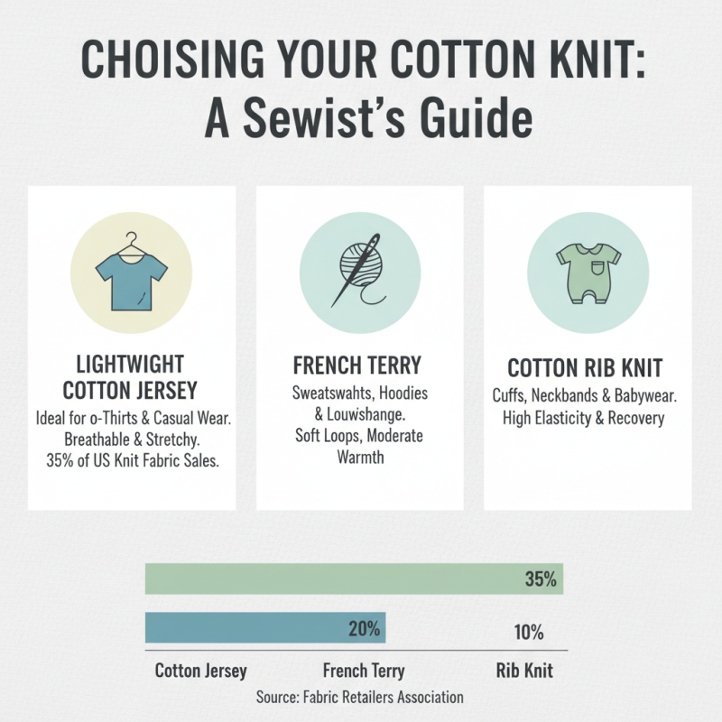 How to Choose the Best Cotton Knit Fabric for Your Next Sewing Project