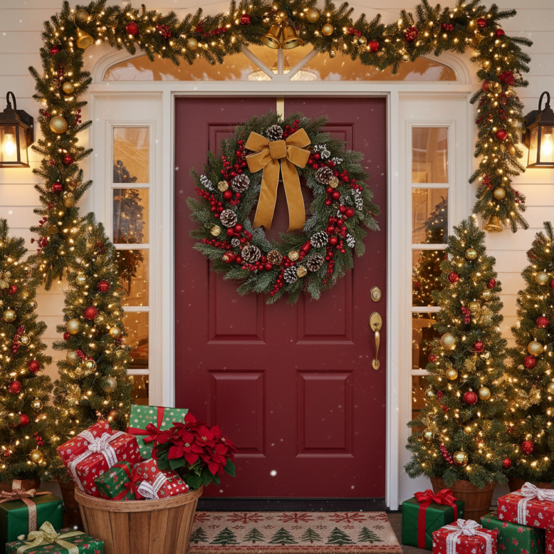 25 Best Christmas Door Decorations to Transform Your Home This Holiday Season