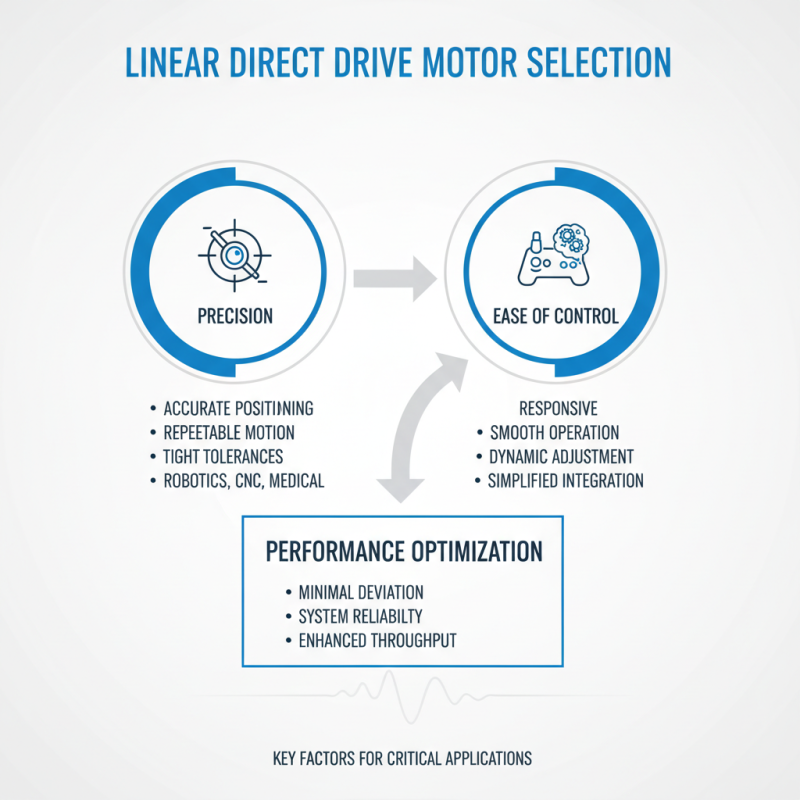 How to Choose the Right Linear Direct Drive Motor for Your Application