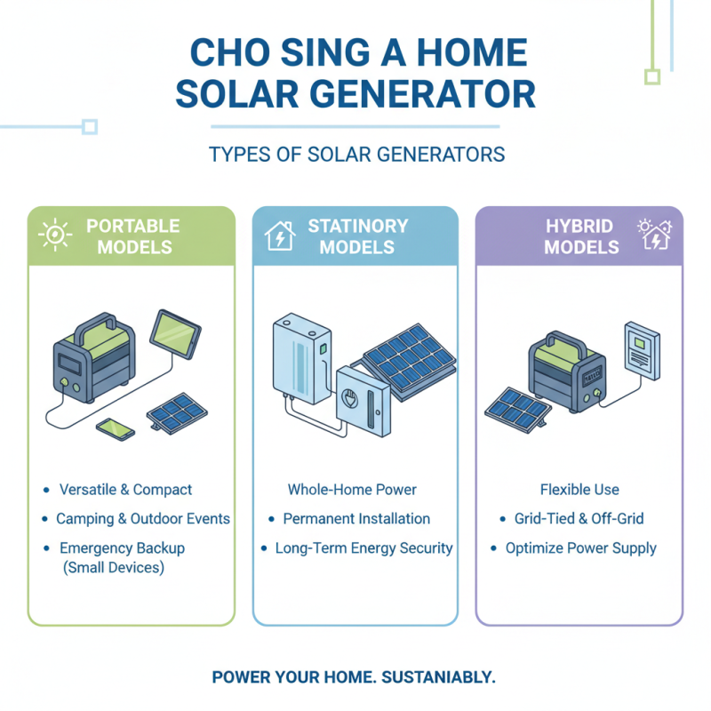 How to Choose the Best Household Solar Generator for Your Home Needs