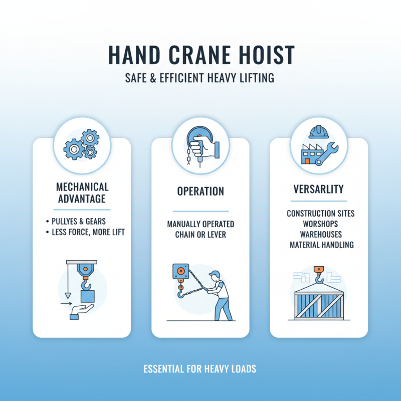 What is a Hand Crane Hoist? Understanding Types and Uses for Heavy Lifting