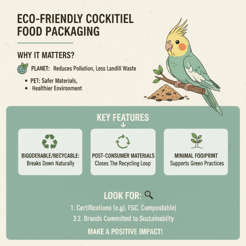 How to Choose the Right Cockatiel Food Packaging for Freshness and Quality