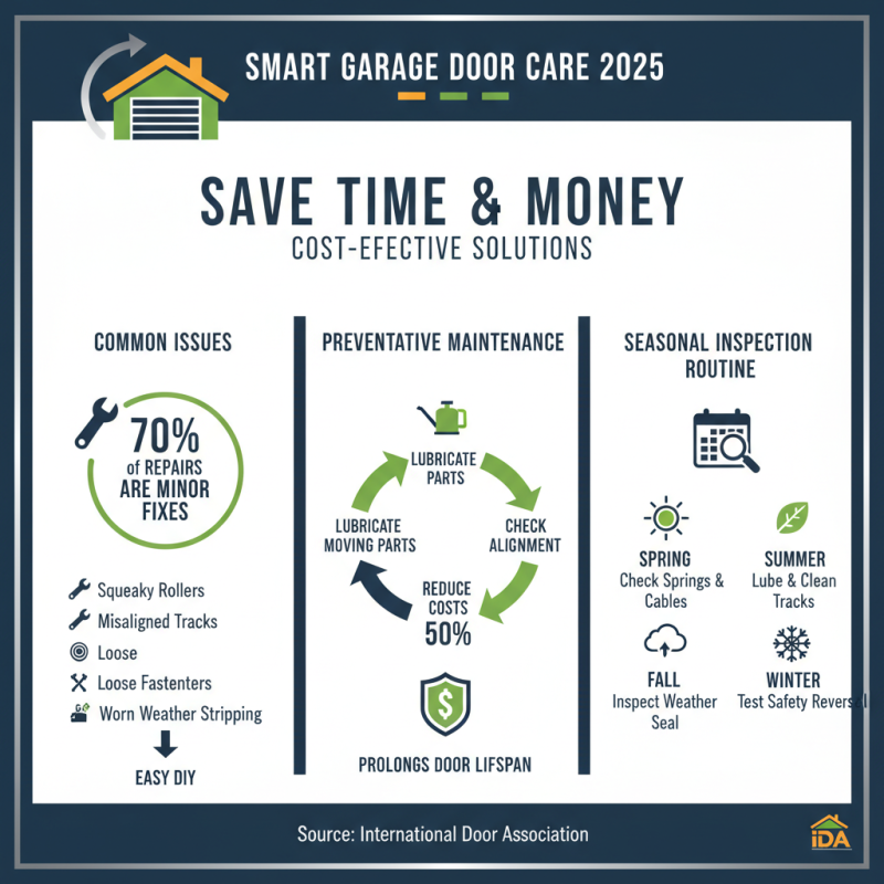 Top Tips for Garage Door Fixing in 2025 to Save You Time and Money