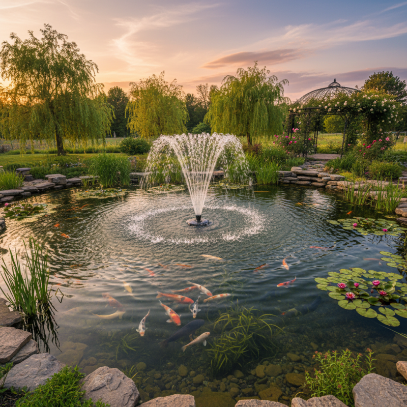 How to Choose the Best Floating Pond Aerator Fountain for Your Water Garden