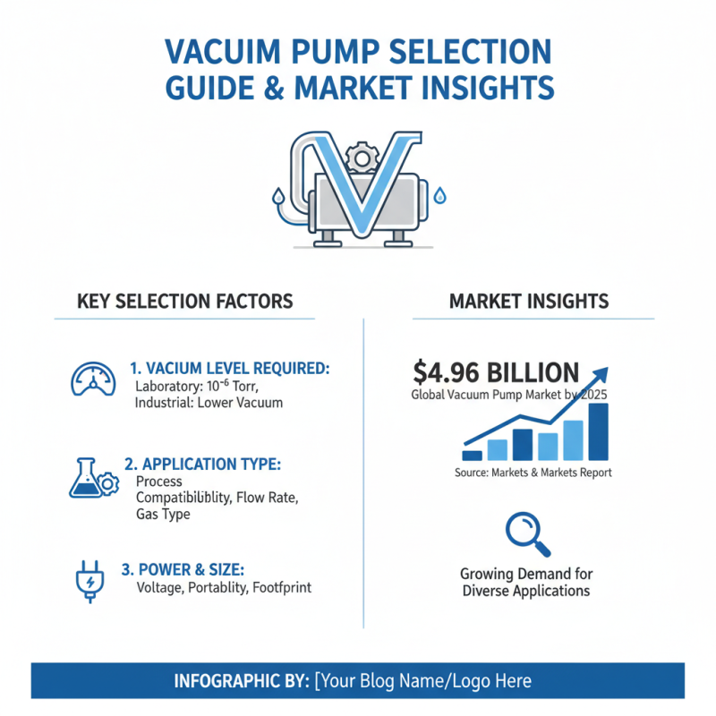 How to Choose the Right Vacuum Pump for Your Needs: A Complete Guide