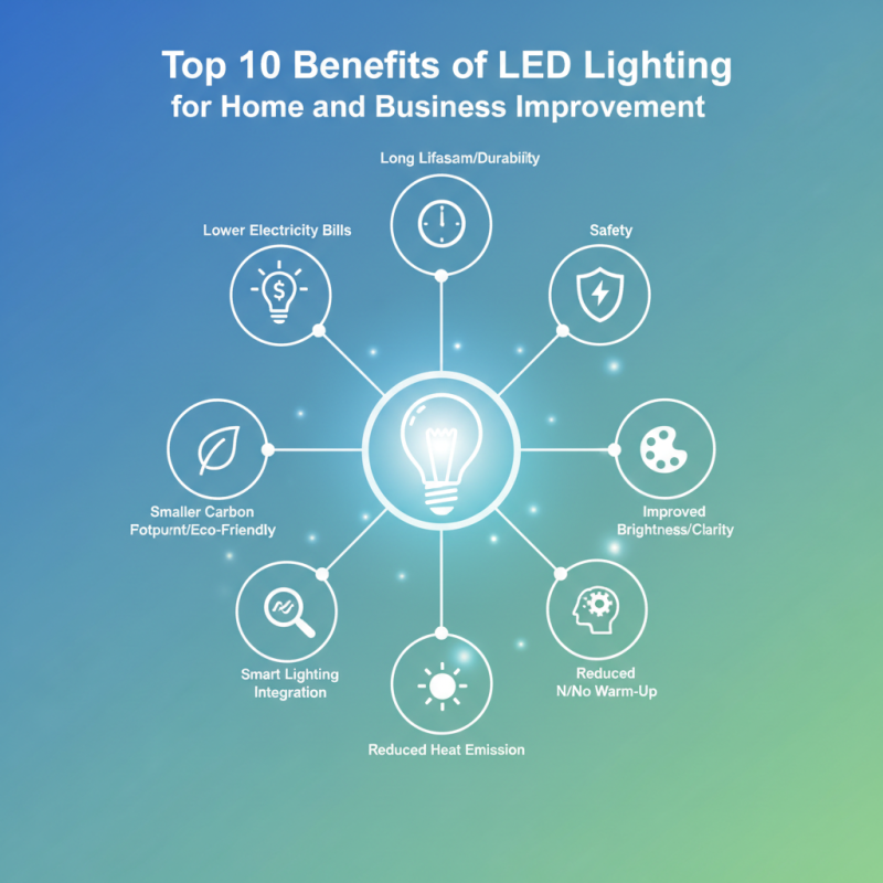 Top 10 Benefits of LED Lighting for Home and Business Improvement
