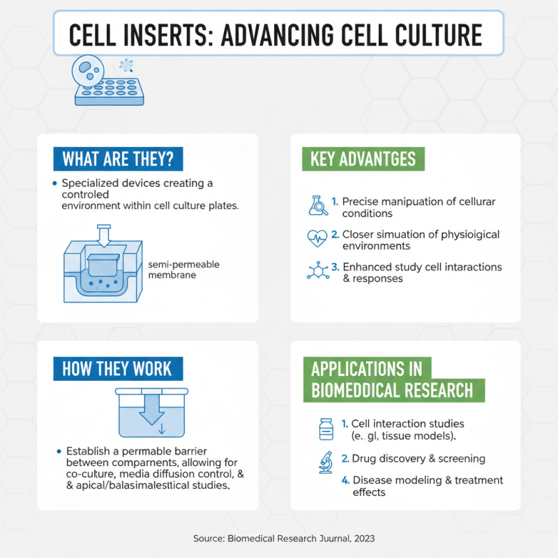 Top Cell Inserts for Enhanced Cell Culture Techniques and Applications