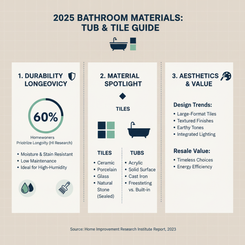 2025 Top Tips for Choosing the Best Tub and Tile Options for Your Bathroom